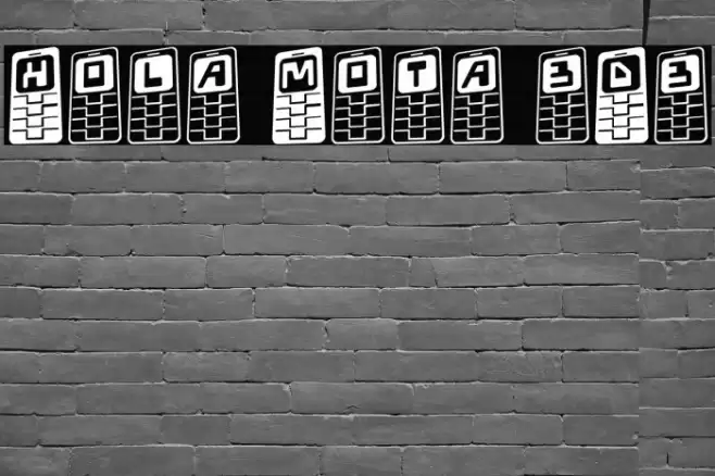 Hola Mota 3D3 Fuentes examples