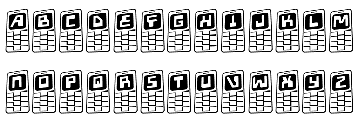 Hola Mota 3D3 Font LOWERCASE