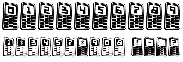 Hola Mota Bold 3D Font OTHER CHARS