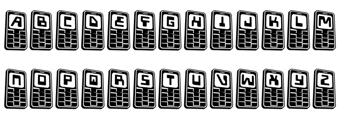 Hola Mota Bold 3D Font LOWERCASE