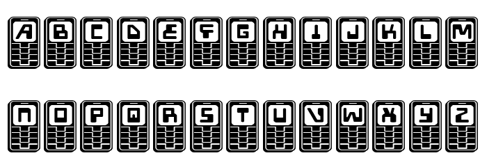 Hola Mota Bold Expanded Font LOWERCASE