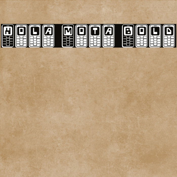 Hola Mota Bold Example 3