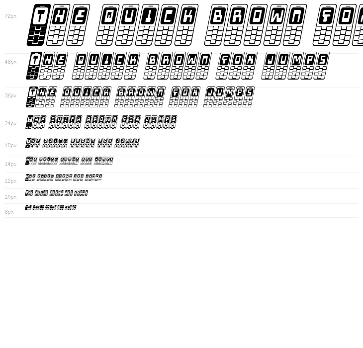 Hola Mota Condensed Italic Waterfall