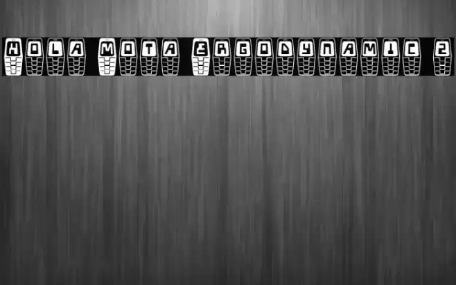 Hola Mota Ergodynamic 2 フォント examples