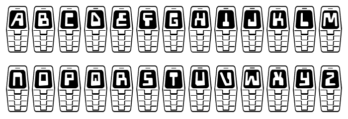 Hola Mota Ergodynamic 2 Font LOWERCASE