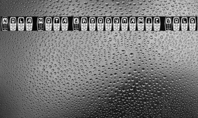 Hola Mota Ergodynamic Bold Font examples