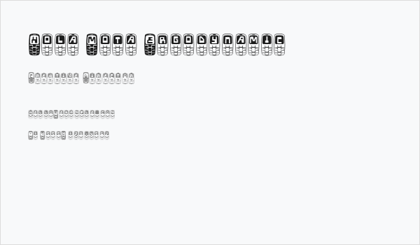 Hola Mota Ergodynamic Business Card