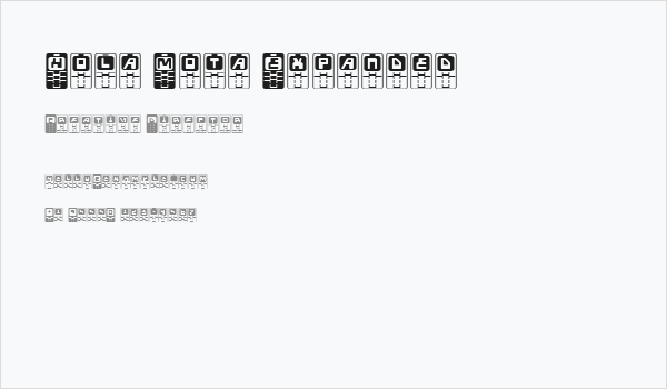 Hola Mota Expanded Business Card