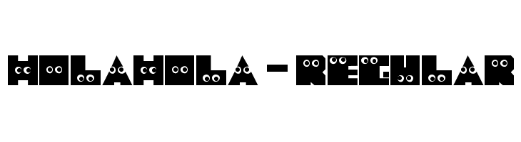 HolaHola-Regular  font caratteri gratis