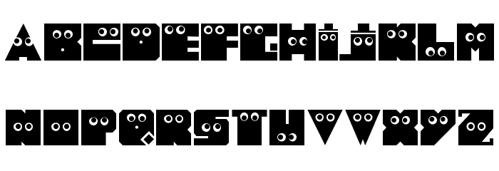 HolaHola-Regular Font LOWERCASE