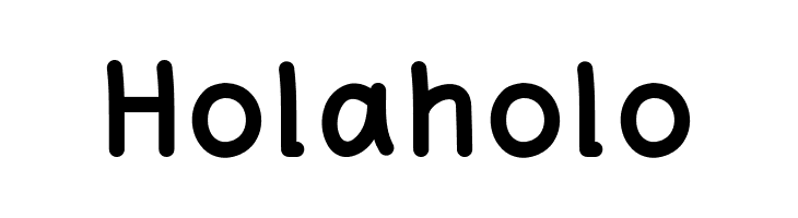 Holaholo फ़ॉन्ट