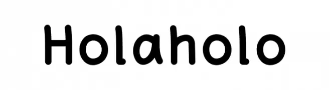 Holaholo  Frei Schriftart Herunterladen
