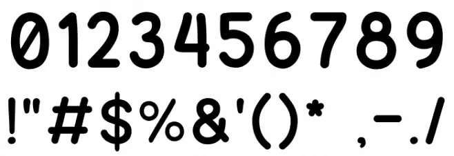 Holaholo Font OTHER CHARS