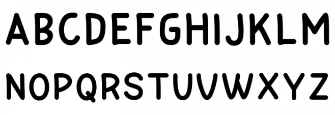 Holaholo Font UPPERCASE