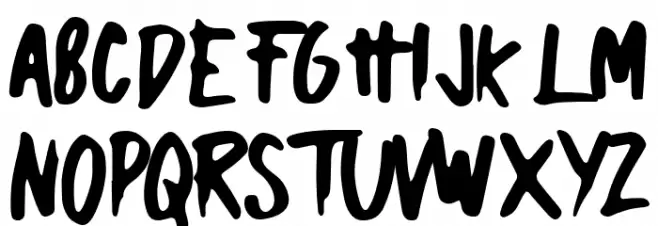 Holandy Regular Font Litere mari
