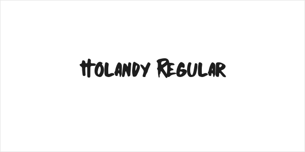 Holandy Regular Logo