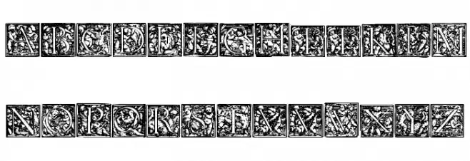 HolbeinChildrens Fonte MAIÚSCULAS