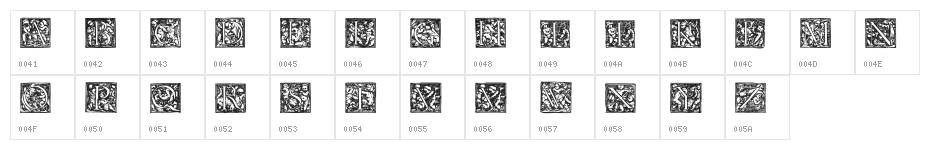 HolbeinChildrens Character Map