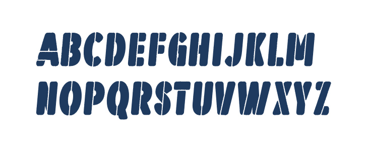 Hold Deck Italic Uppercase