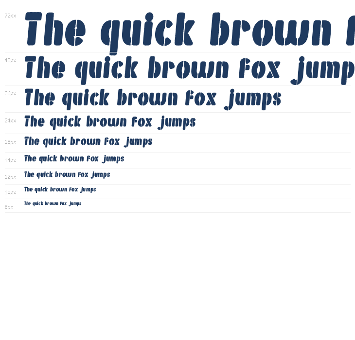 Hold Deck Italic Waterfall