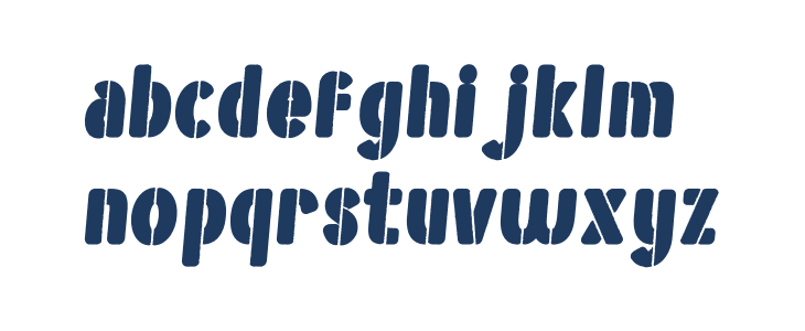 Hold Deck Italic Lowercase