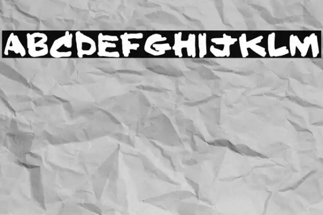 Hold your breath Font examples