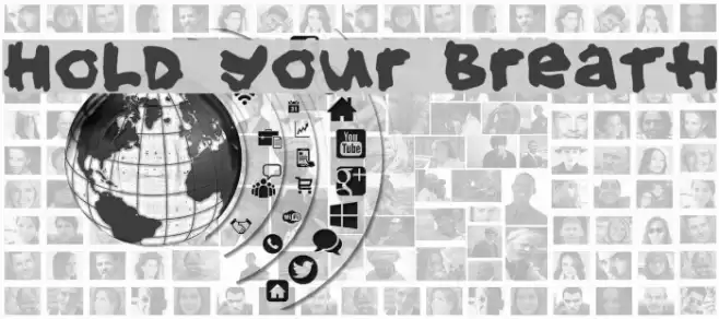 Hold your breath Font examples