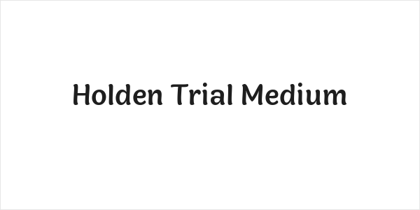 Holden Trial Medium Logo