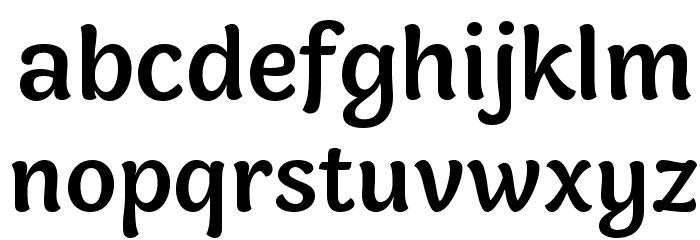 Holden Trial Medium Font LOWERCASE