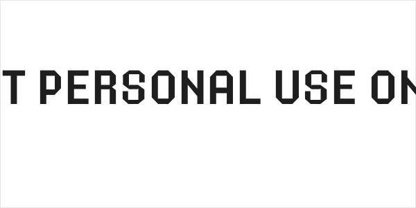 Holder Light PERSONAL USE ONLY Regular Logo