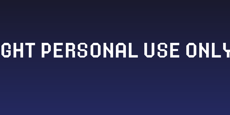 Holder Light PERSONAL USE ONLY Regular Social Header