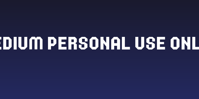 Holder Medium PERSONAL USE ONLY Regular Social Header