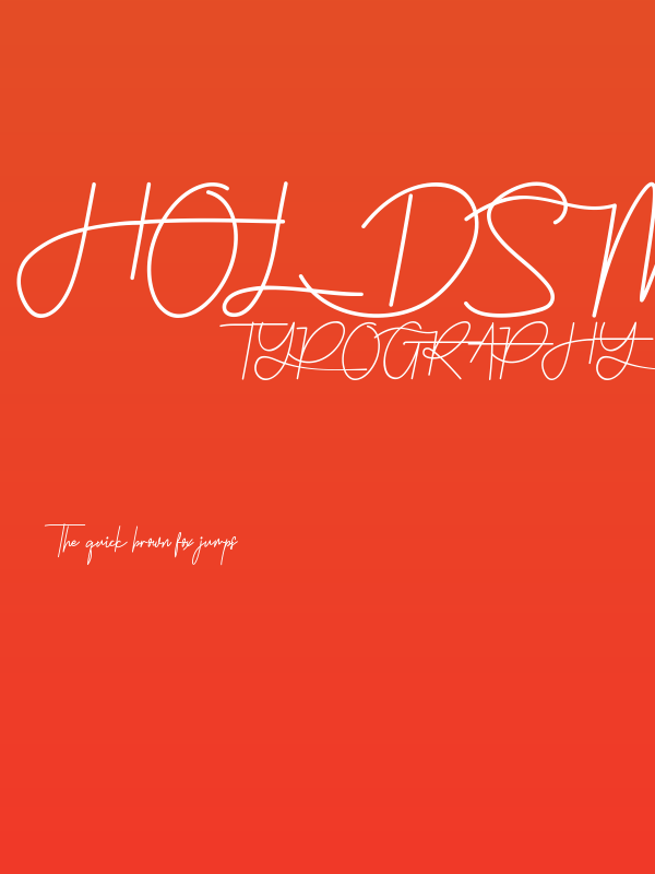 Holdsmith Demo Poster