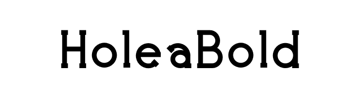 Holea Bold Font