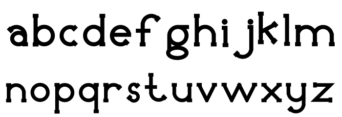 Holea Bold Font LOWERCASE