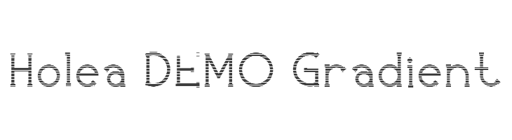 Holea DEMO Gradient  Frei Schriftart Herunterladen