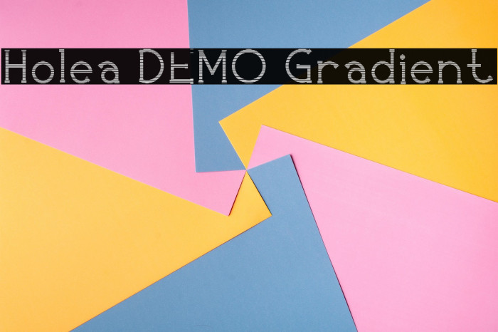 Holea DEMO Gradient Example 1