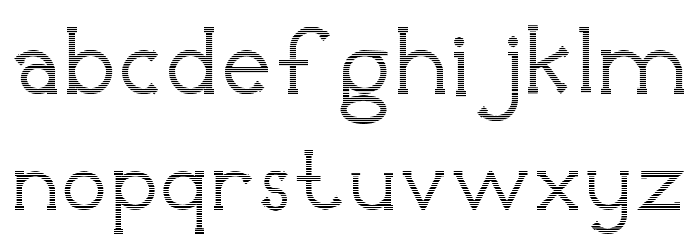 Holea DEMO Gradient Font LOWERCASE