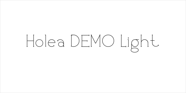 Holea DEMO Light Logo