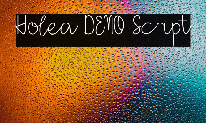 Holea DEMO Script Example 1