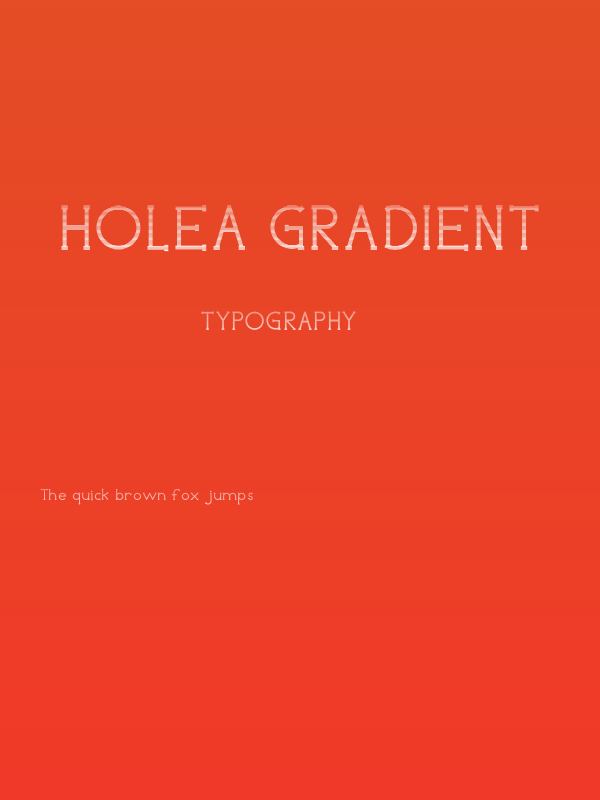 Holea Gradient Poster