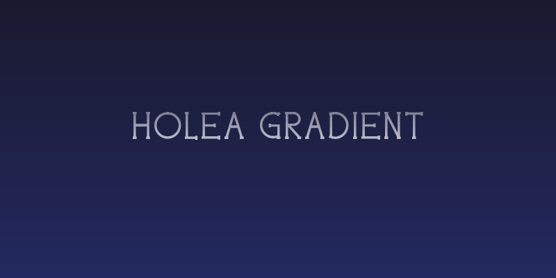 Holea Gradient Social Header