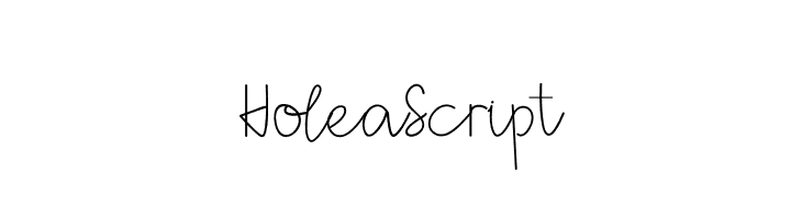 Holea Script Font