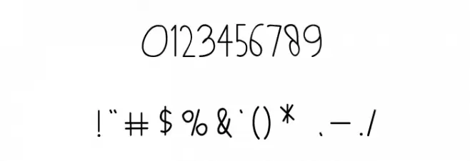 Holea Script Font OTHER CHARS