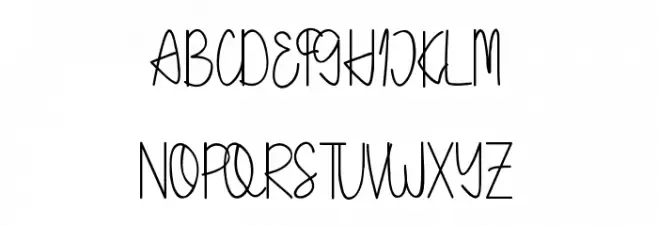 Holea Script Schriftart Groß