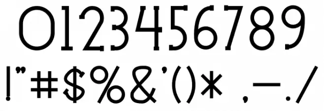 Holea Font OTHER CHARS