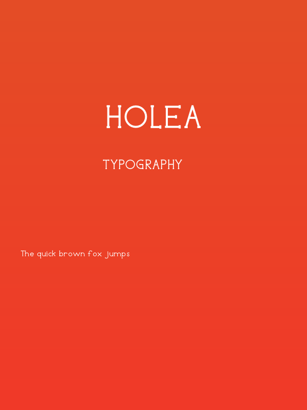 Holea Poster