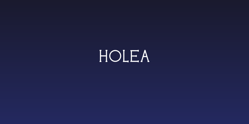 Holea Social Header