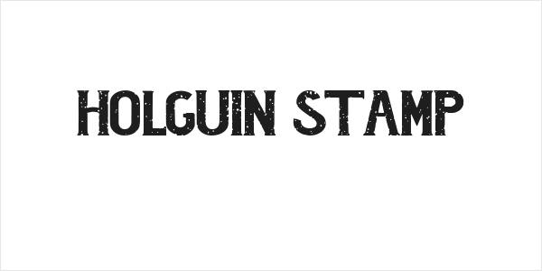 Holguin Stamp Logo