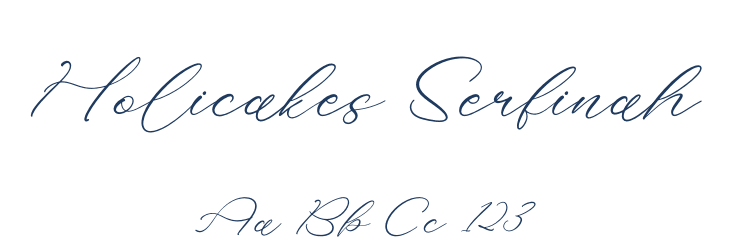 Holicakes Serfinah Font Preview